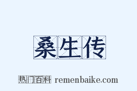 桑生传是什么意思的图片